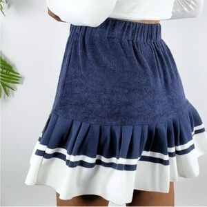 Anthropologie Blue Women's Mini Skirt Tennis Golf